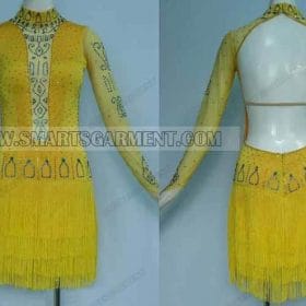 cheap latin competition dance clothes,latin dancing gowns for kids:LD-SG431