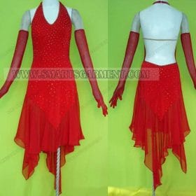 latin dancing clothes for kids,plus size latin competition dance garment:LD-SG47