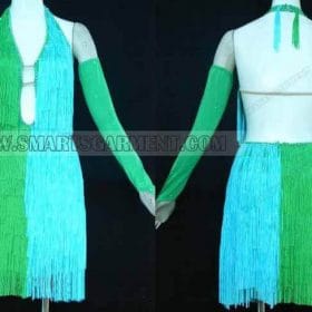 Inexpensive latin competition dance apparels,custom made latin dance attire:LD-S