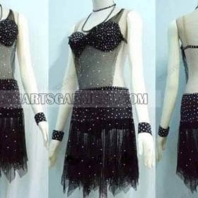hot sale latin competition dance clothes,latin dance costumes outlet:LD-SG497