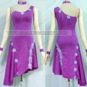 Inexpensive latin dancing clothes,personalized latin competition dance clothes:L
