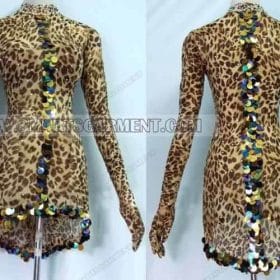 Inexpensive latin competition dance apparels,customized latin dance costumes:LD-
