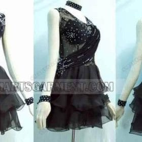 plus size latin dancing apparels,personalized latin competition dance garment:LD