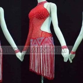 selling latin dancing apparels,custom made latin competition dance outfits:LD-SG