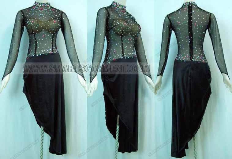 Inexpensive latin competition dance clothes,customized latin dance clothes:LD-SG