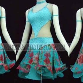 customized latin dancing clothes,fashion latin competition dance dresses:LD-SG61
