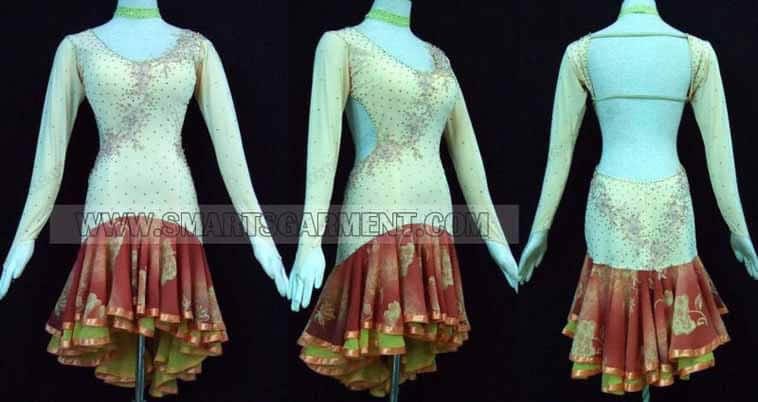 latin dancing clothes for children,brand new latin competition dance garment:LD-