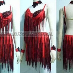 customized latin dancing clothes,personalized latin competition dance apparels:L