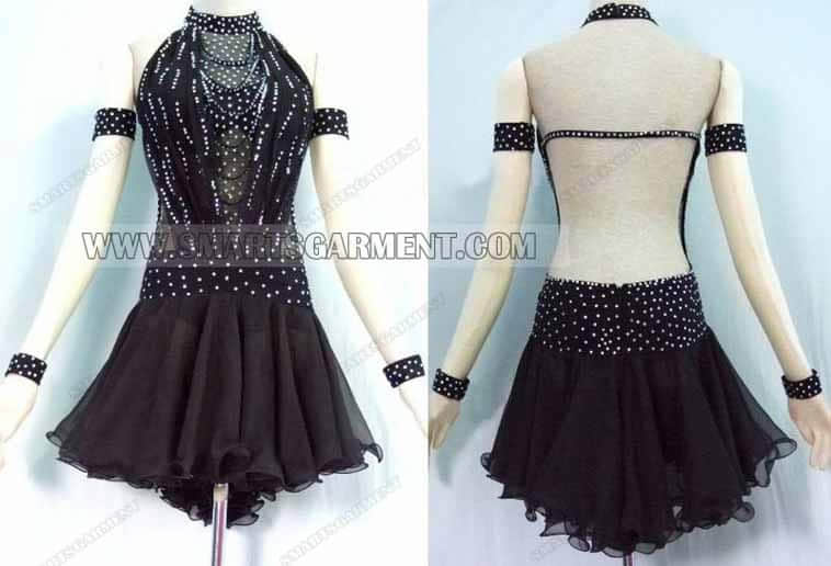 Inexpensive latin competition dance apparels,latin dance wear for kids:LD-SG640