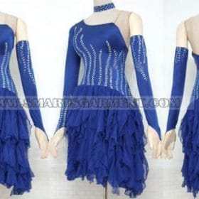 quality latin dancing apparels,custom made latin competition dance garment:LD-SG
