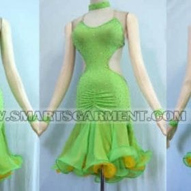 big size latin competition dance clothes,latin dance apparels for sale:LD-SG676