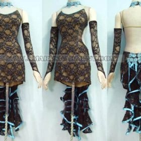Inexpensive latin competition dance apparels,sexy latin dance garment:LD-SG679