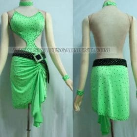 custom made latin dancing clothes,hot sale latin competition dance dresses:LD-SG