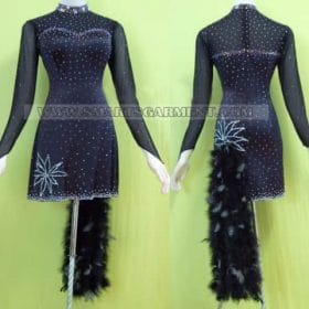 personalized latin dancing clothes,latin competition dance garment for kids:LD-S