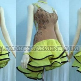 selling latin dancing apparels,plus size latin competition dance apparels:LD-SG7