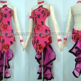 latin dancing clothes outlet,custom made latin competition dance wear:LD-SG730