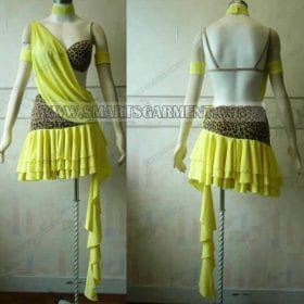 latin competition dance clothes for kids,quality latin dance wear:LD-SG74