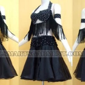 quality latin dancing clothes,fashion latin competition dance clothes:LD-SG775