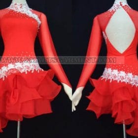 latin dancing clothes store,plus size latin competition dance costumes:LD-SG810