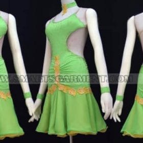 customized latin dancing apparels,hot sale latin competition dance costumes:LD-S