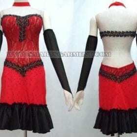 Inexpensive latin dancing apparels,latin competition dance wear for children:LD-