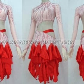 latin dancing apparels for women,quality latin competition dance wear:LD-SG840