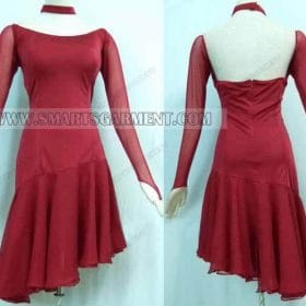 latin competition dance clothes for kids,quality latin dance garment:LD-SG88