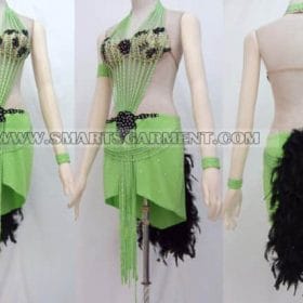 custom made latin dancing clothes,Inexpensive latin dancing performance wear:LD-