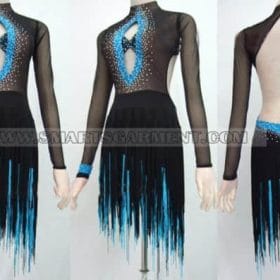 customized latin competition dance clothes,latin dance outfits for kids:LD-SG908