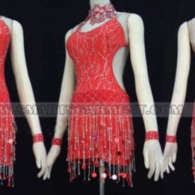 personalized latin dancing clothes,customized latin competition dance costumes:L