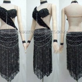 Inexpensive latin dancing clothes,personalized latin competition dance dresses:L