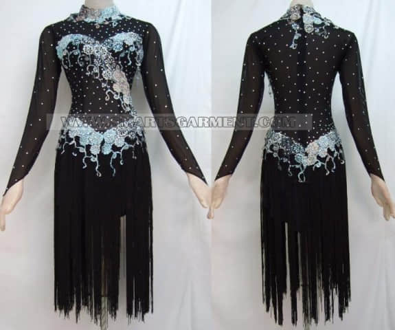 latin dancing clothes shop,big size latin competition dance dresses:LD-SG991