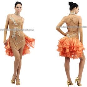 latin dance gowns shop,big size rhythm gowns:SK-LD12