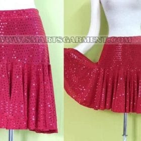big size latin dance performance skirts,big size rumba performance skirts:SK-SG2