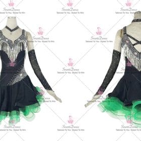 Affordable Girls Fashion Latin Dance Outfits Mambo Dance Costumes LD-SG2364