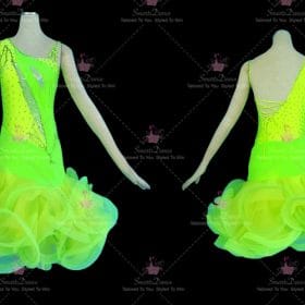 Affordable Girls Formal Latin Dance Clothes Samba Dance Dresses LD-SG2418