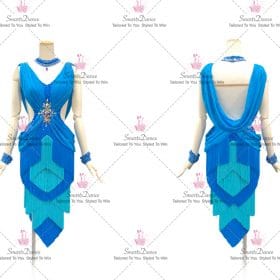 Affordable Girls Formal Latin Dance Outfits Jive Dance Costumes LD-SG2394