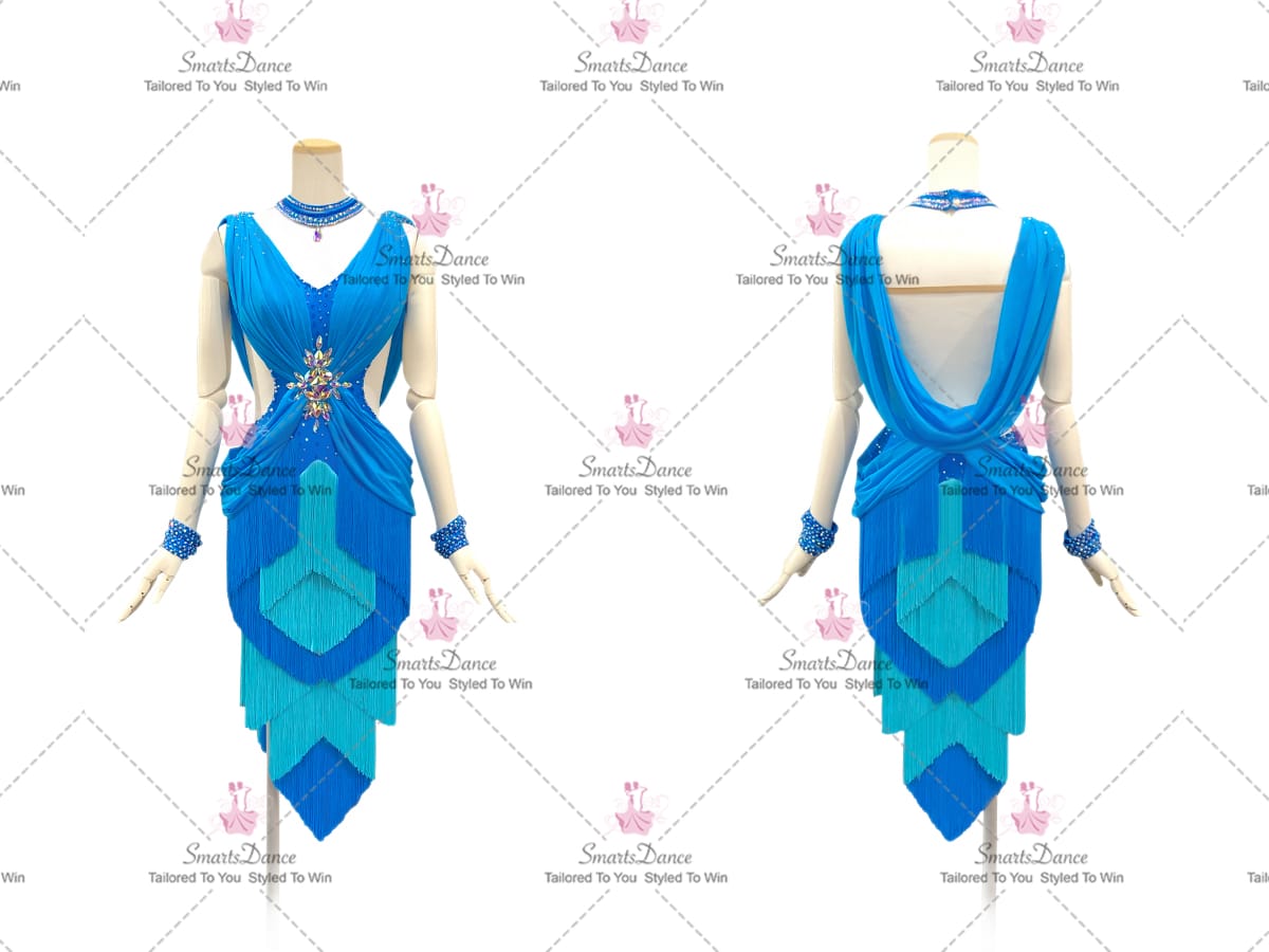 Affordable Girls Formal Latin Dance Outfits Jive Dance Costumes LD-SG2394