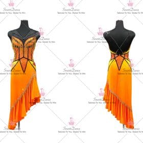 Affordable Juvenile Harmony Latin Dance Clothes Swing Dance Dresses LD-SG2403