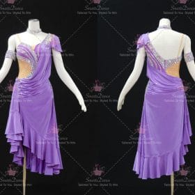 Affordable Juvenile Sparkling Latin Dance Clothes Rumba Dance Dresses LD-SG2434