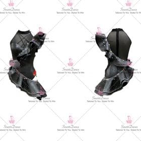 Affordable Juvenile Sparkling Latin Dance Outfits Bolero Dance Costumes LD-SG2409