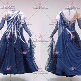 Applique Crystal Wedding Dance Dress Dance Costumes For Competition BD-SG4241