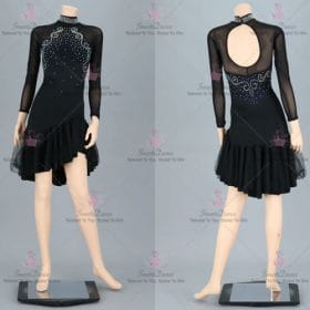 Applique Female Latin Dress Paso Doble Rhythm Dance Outfits LD-SG2158