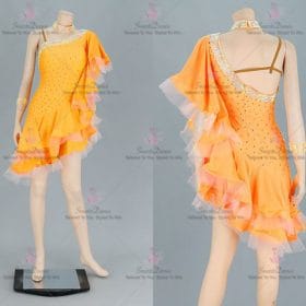 Applique Ladies Latin Dress Bolero Bachata Dance Clothes LD-SG2163