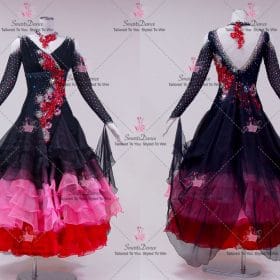 Applique Rhinestones Christmas Dance Dresses Dance Dresses For Women BD-SG4236