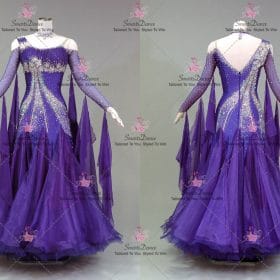 Applique Rhinestones Dress For Homecoming Dance Dance Costume BD-SG4206