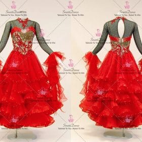 Applique Swarovski Praise Dance Dress Dress For Dance BD-SG4201