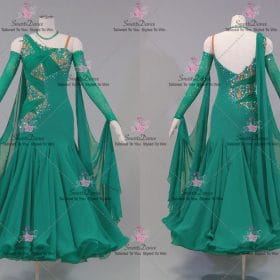 Applique Swarovski Prom Dance Dresses Competitive Dance Costumes BD-SG4216