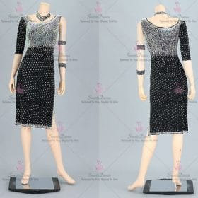 Applique Womens Latin Dress Salsa Tango Dance Gowns LD-SG2173