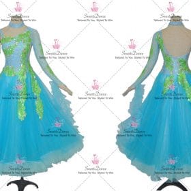 Bespoke Lace Smooth Wedding Dance Dress BD-SG4022